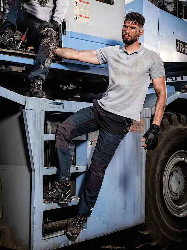 HEROCK HECTOR Work Trousers Blue Cargo 2
